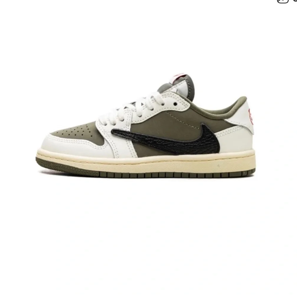 Jordan 1 Retro Low OG SP Travis Scott Nike Medium Olive Sz 11 BOY